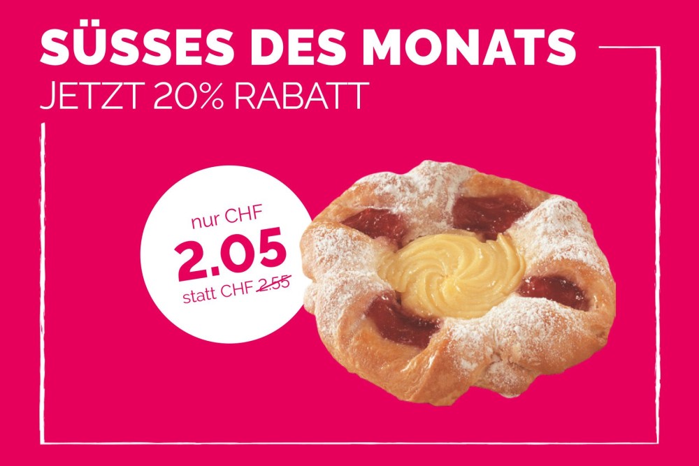 Etwas Süsses unterwegs geniessen.