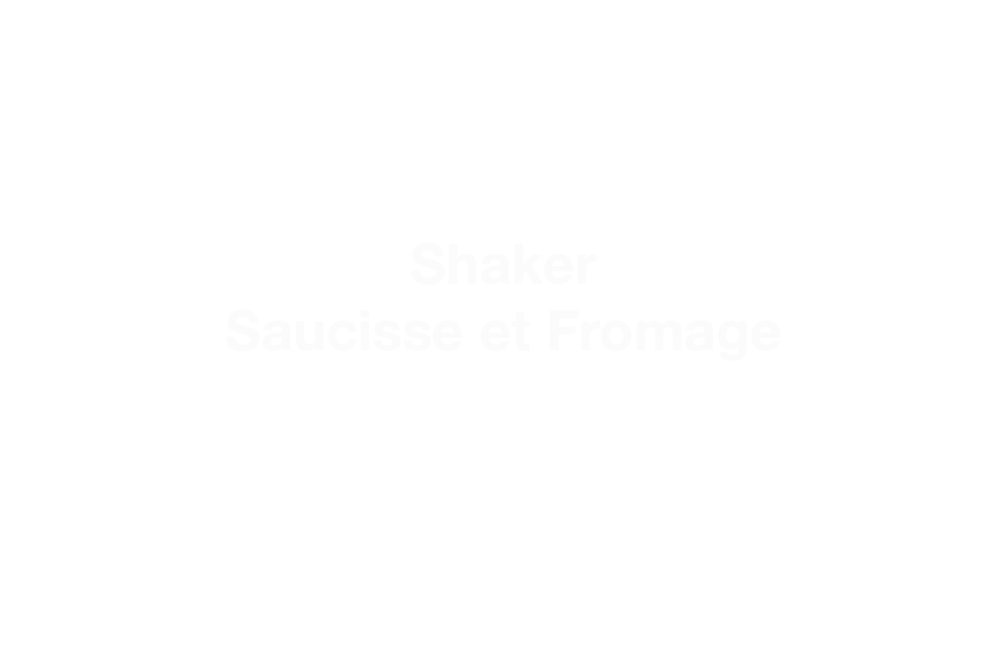 R2G Salad Shaker Saucisse et Fromage