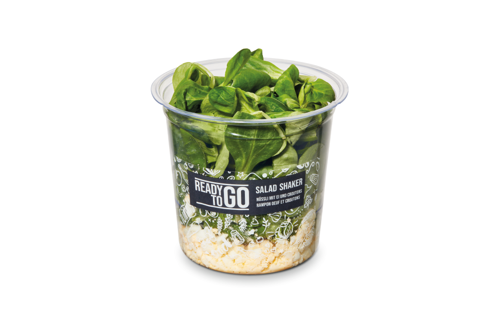 R2G Salad Shaker Rampon, Oeuf et Croutons