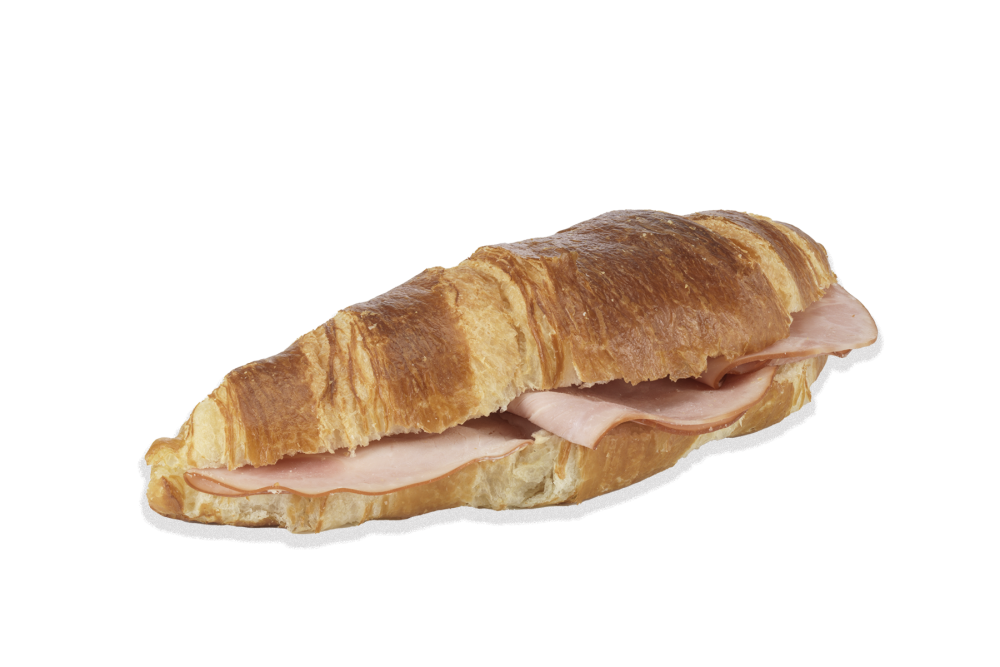 R2G Croissant de Sils avec du jambon de campagne