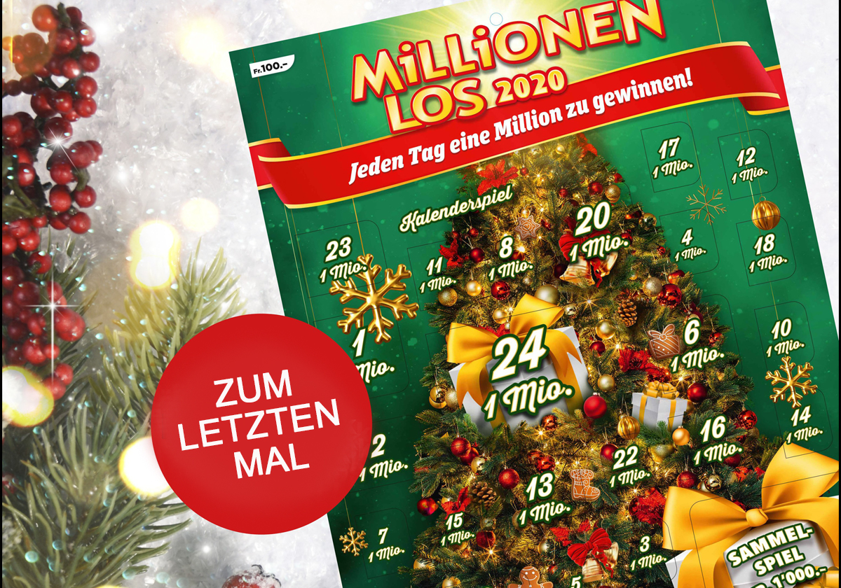 Der Adventskalender mit den Millionen