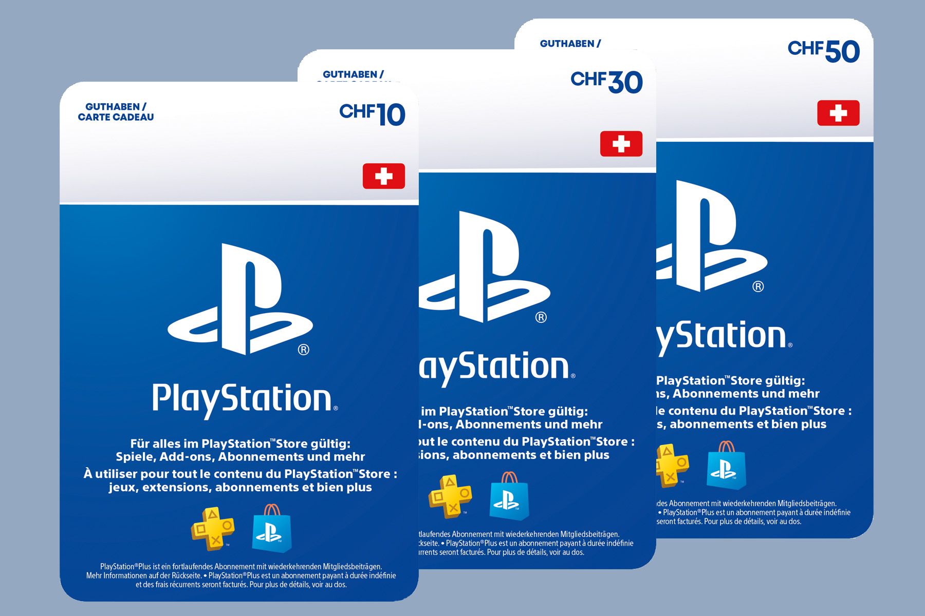 Sony Playstation Geschenkgutscheine