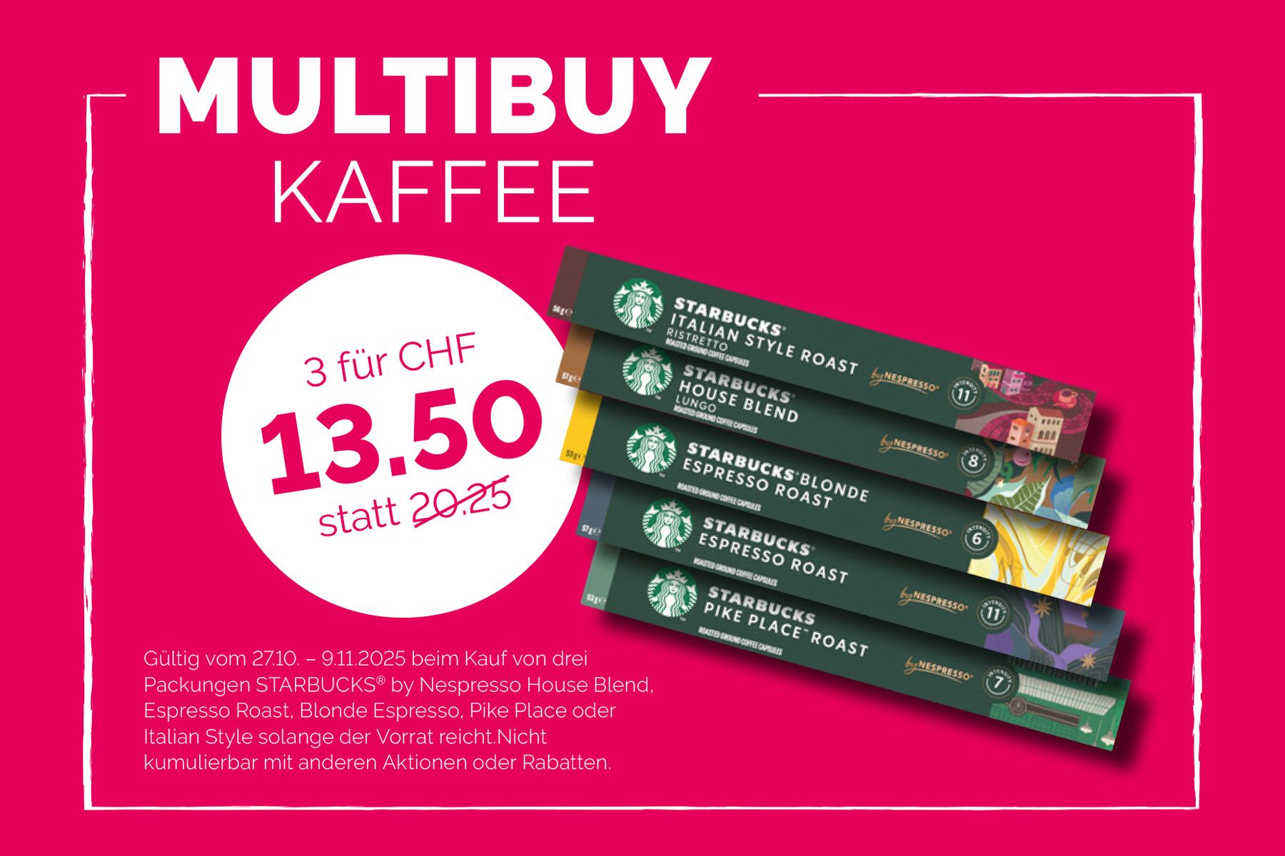 Geniessen - STARBUCKS® by Nespresso!