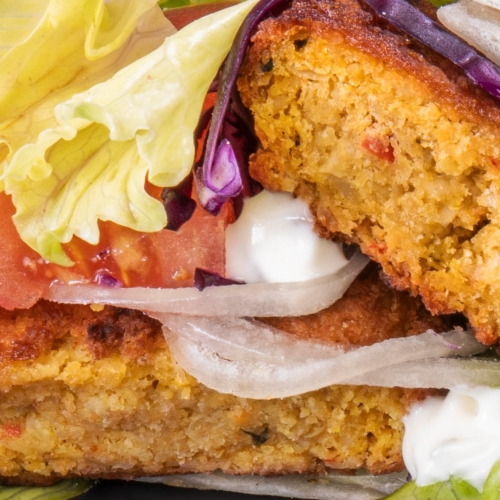 avec the kitchen Dürüm-Nahaufnahme