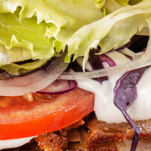 avec the kitchen Kebab-Nahaufnahme