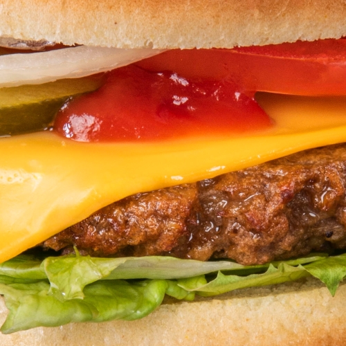 avec the kitchen Burger-Nahaufnahme