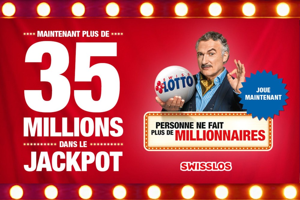 Plus de 35 Mio  - Swiss Lotto