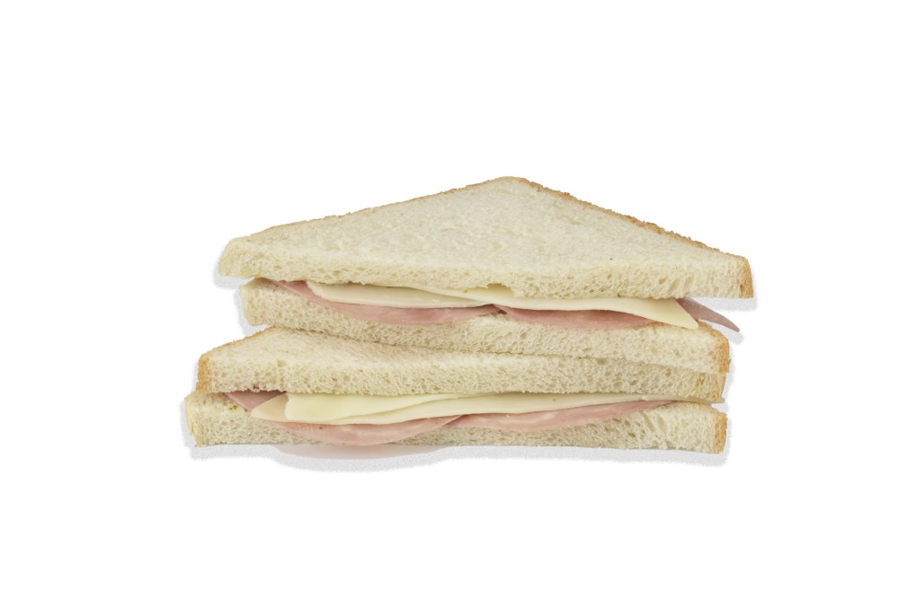 R2G Club Sandwich mit Vorderschinken & Emmentaler