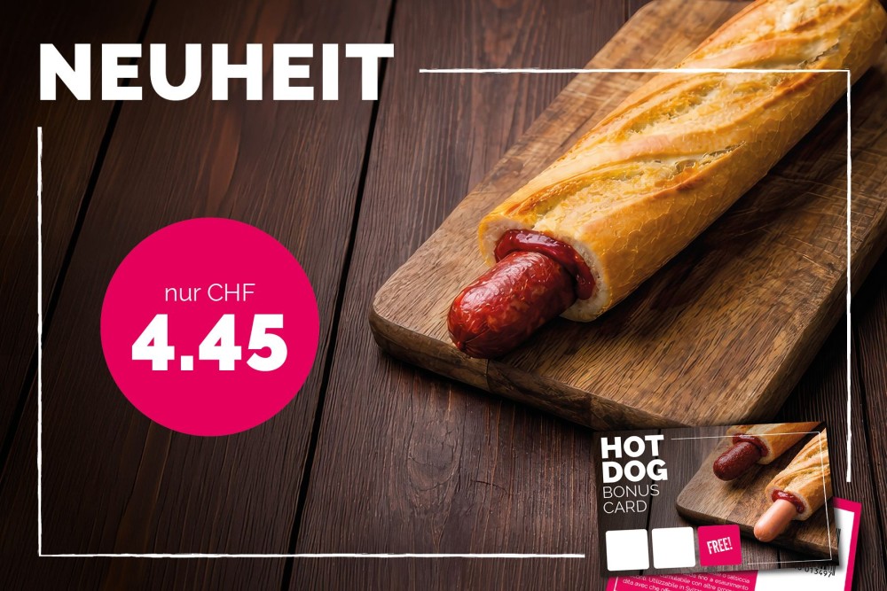 HOT DOG mit Rauchwurst