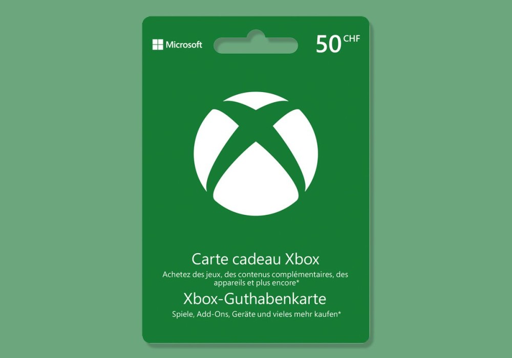 Xbox Geschenkkarte