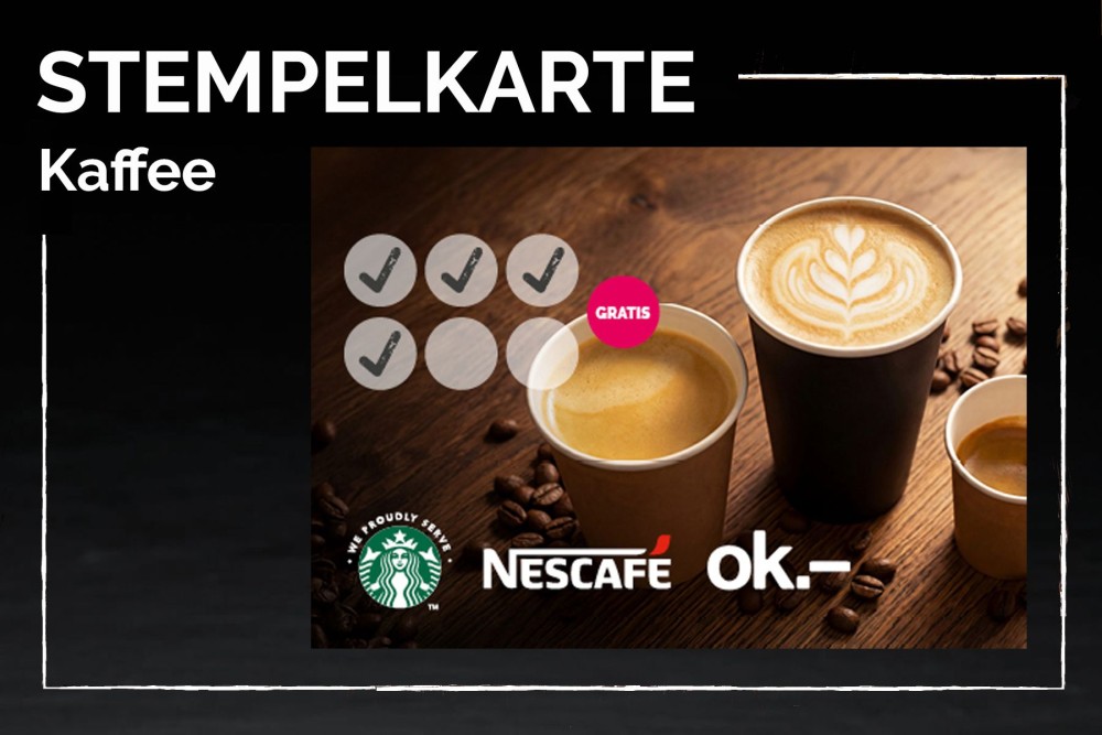 Jeder 6. Kaffee gratis!