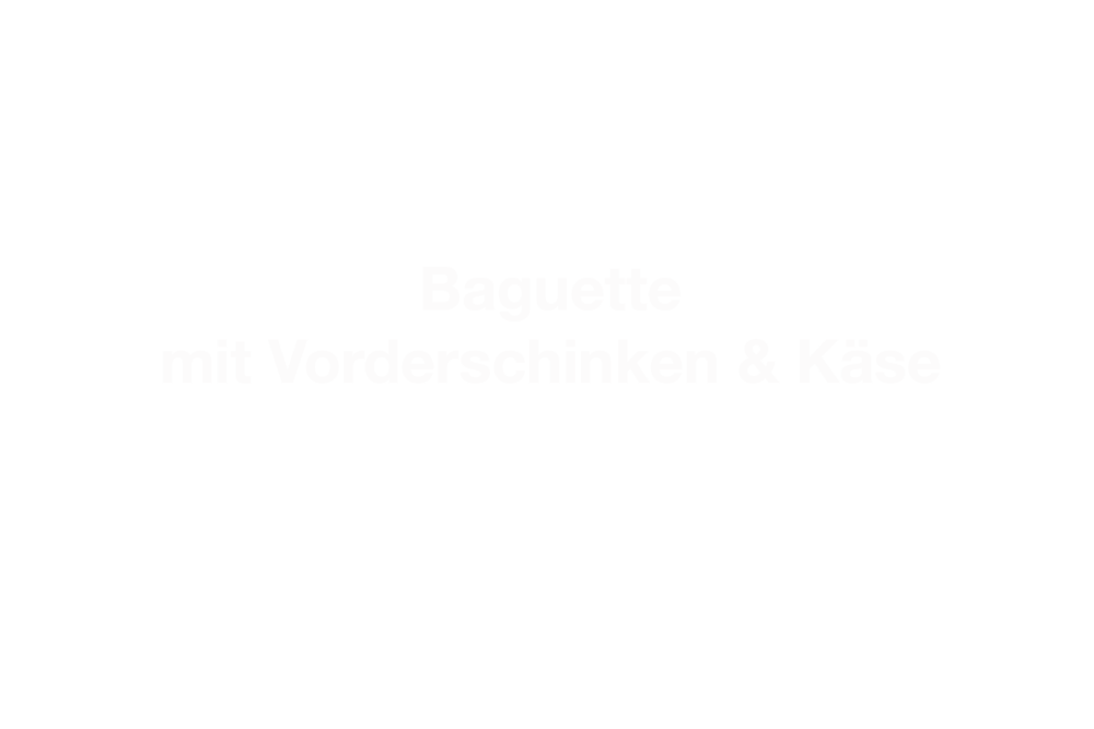 R2G Baguette mit Vorderschinken & Käse