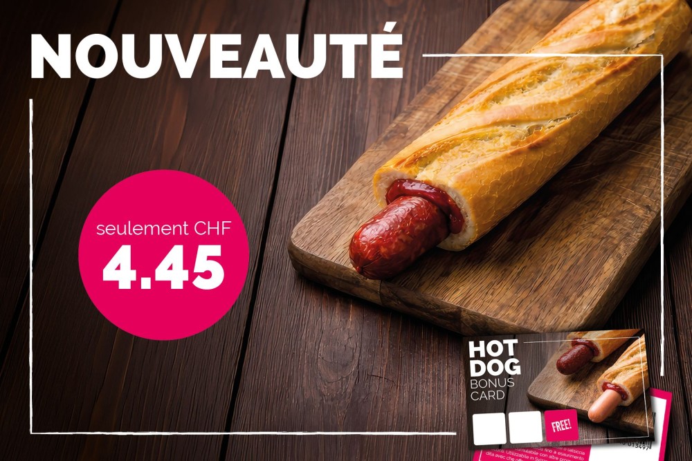 HOT DOG avec saucisse fumée