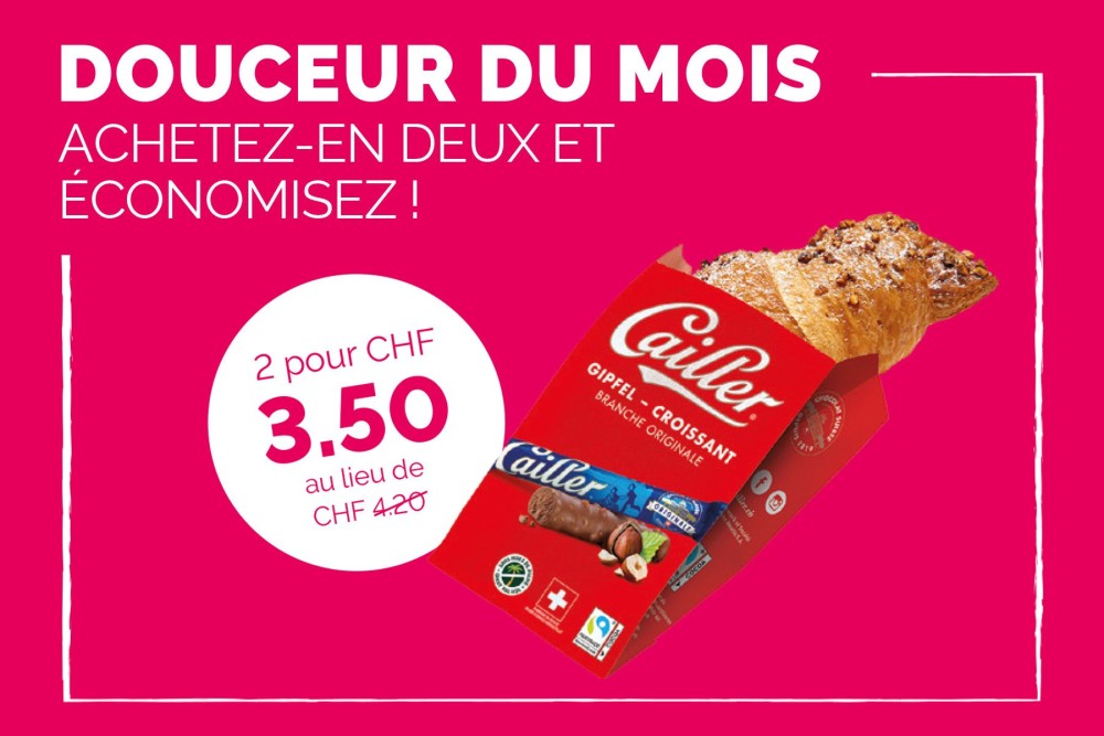 Le croissant Cailler, un plaisir à savourer