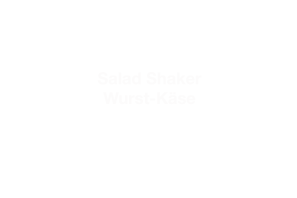 R2G Salad Shaker Wurst-Käse