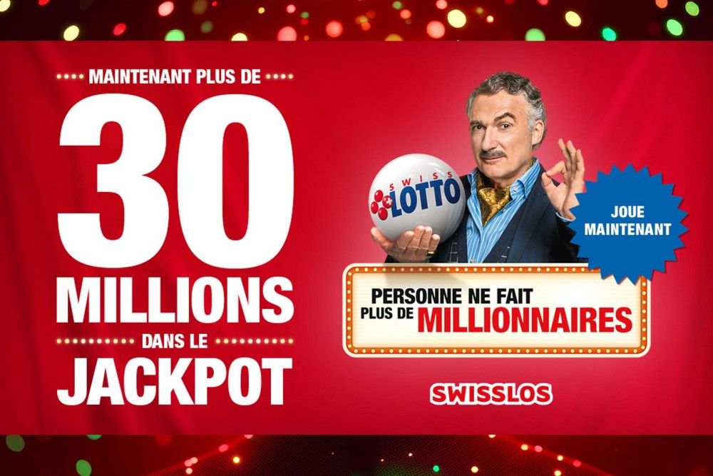 Plus de 30 Mio  - Swiss Lotto