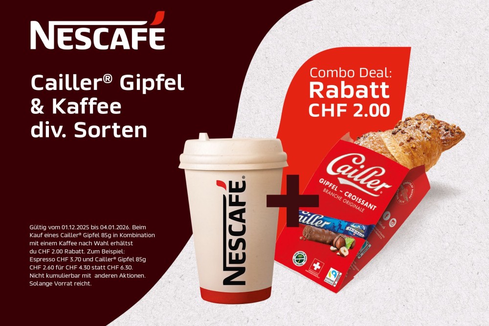 Zeit für dich: Kaffee und ein Schokogipfel.