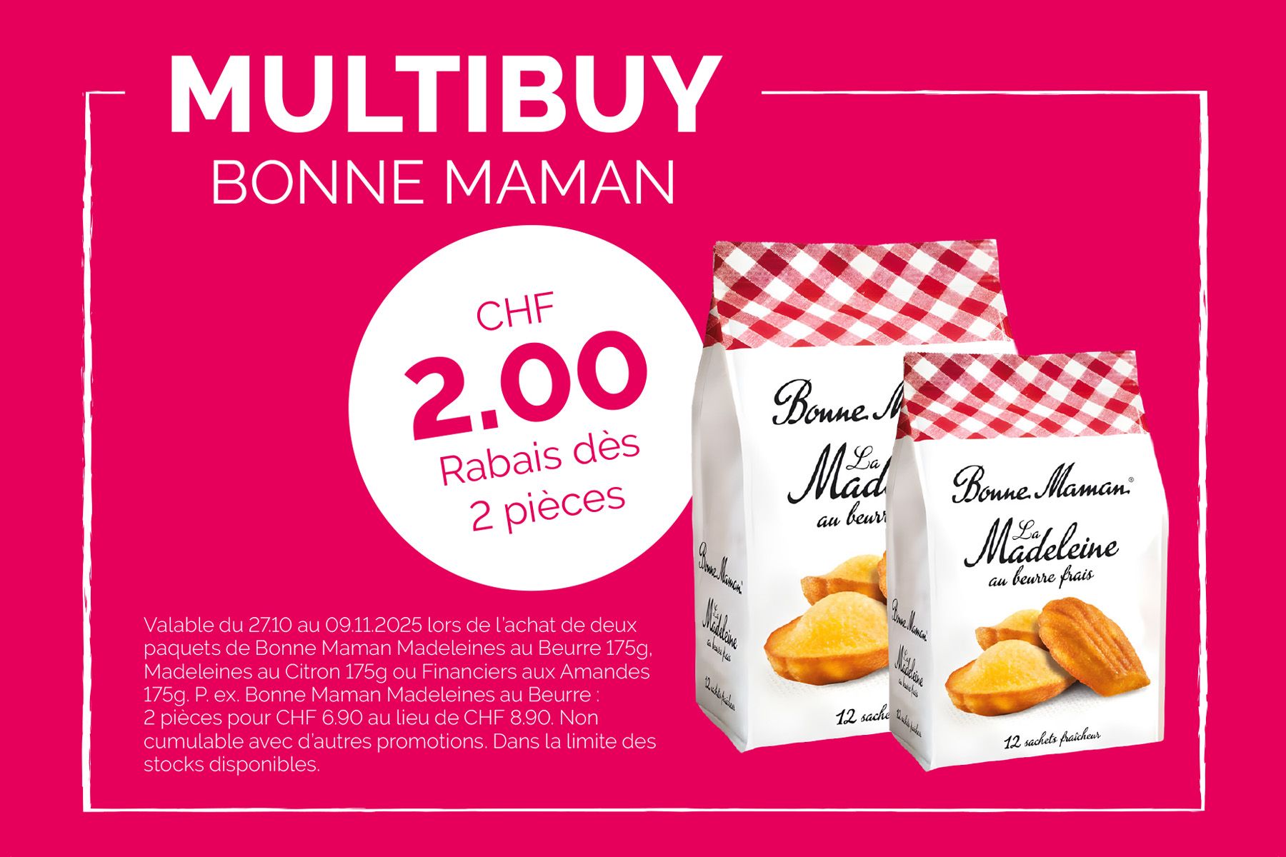 Savoure - madeleines au beurre.
