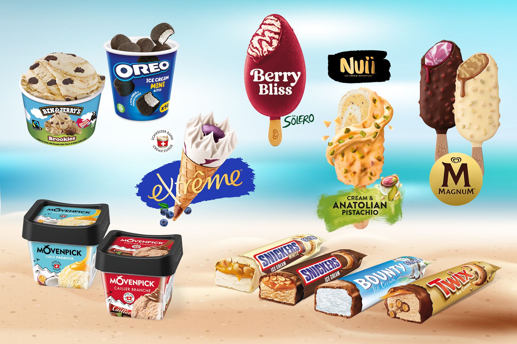 De nombreuses nouveautés glacées